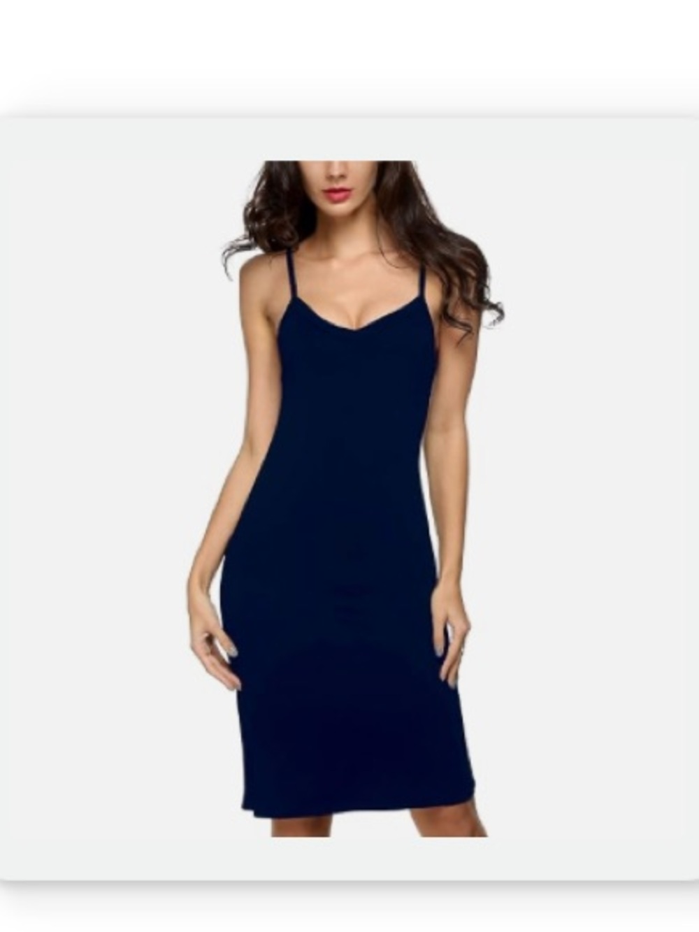 AvidLove women’s navy blue nightgown slip size XL